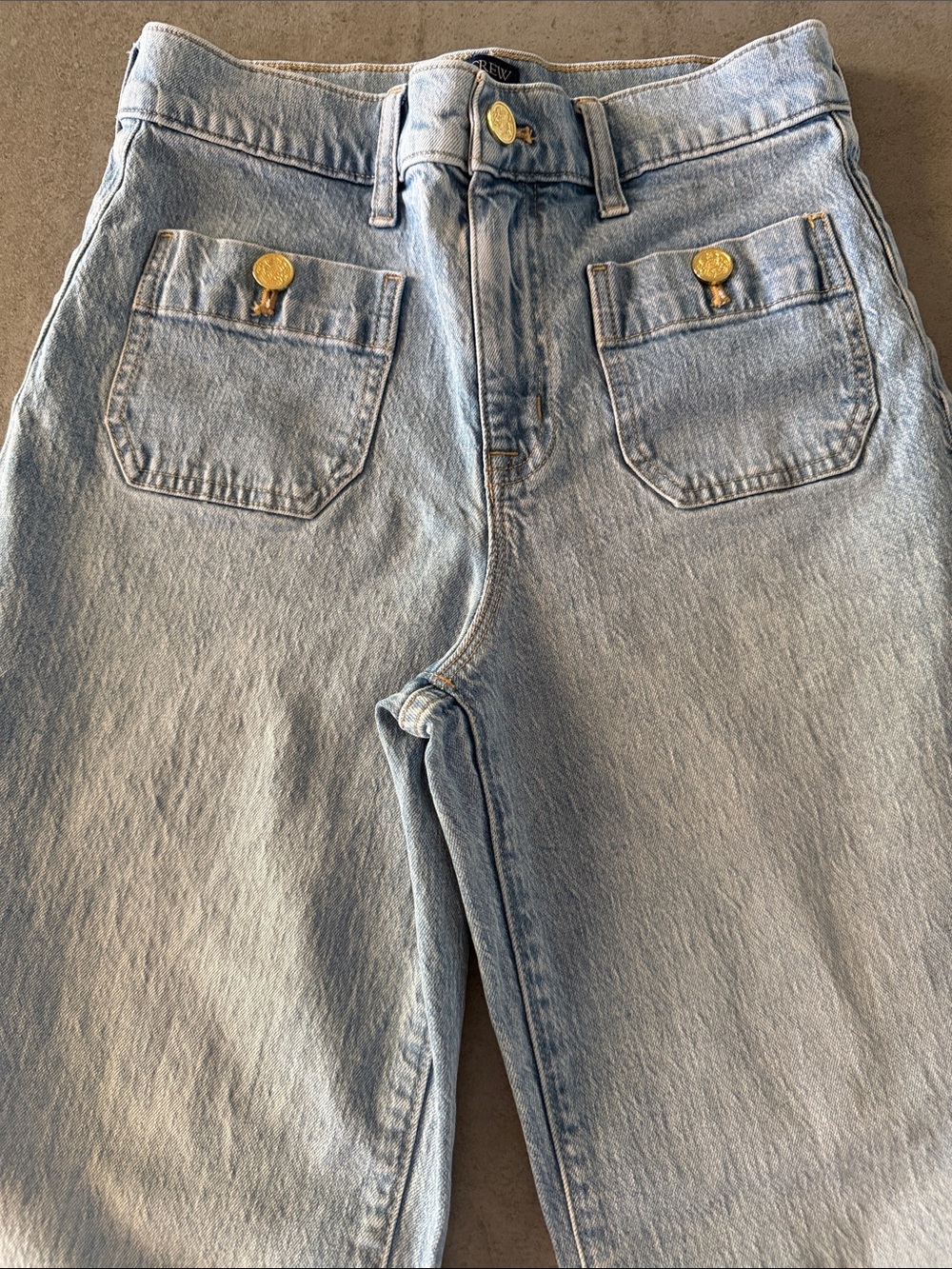 J. Crew Factory Slim wide-leg Sailor jean in all-day stretch - Picture 4 of 10
